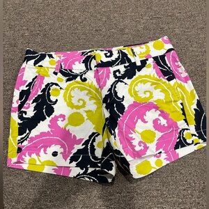 Banana Republic Milly Edition floral trouser shorts 0 petite excellent condition